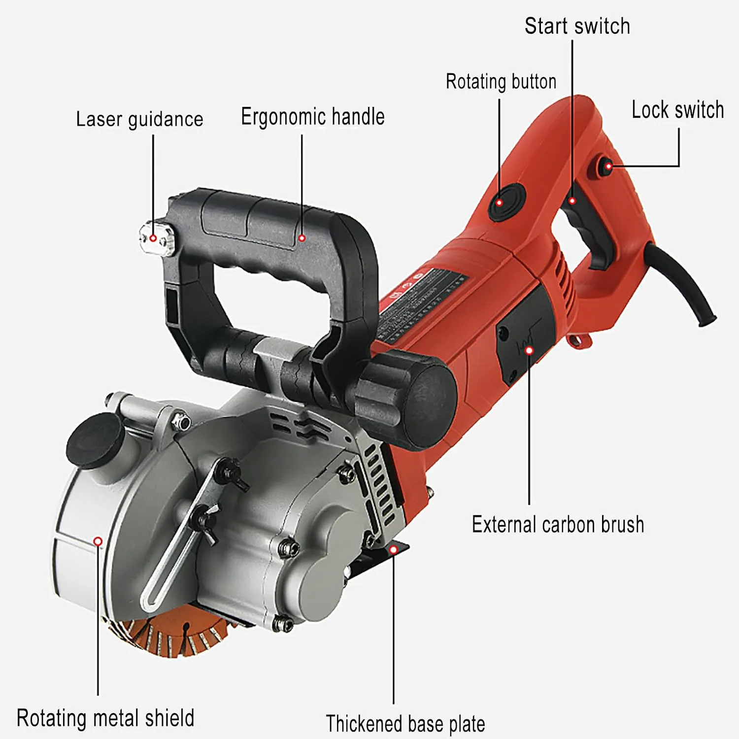 Wall Chaser Wall Groove Cutting Machine