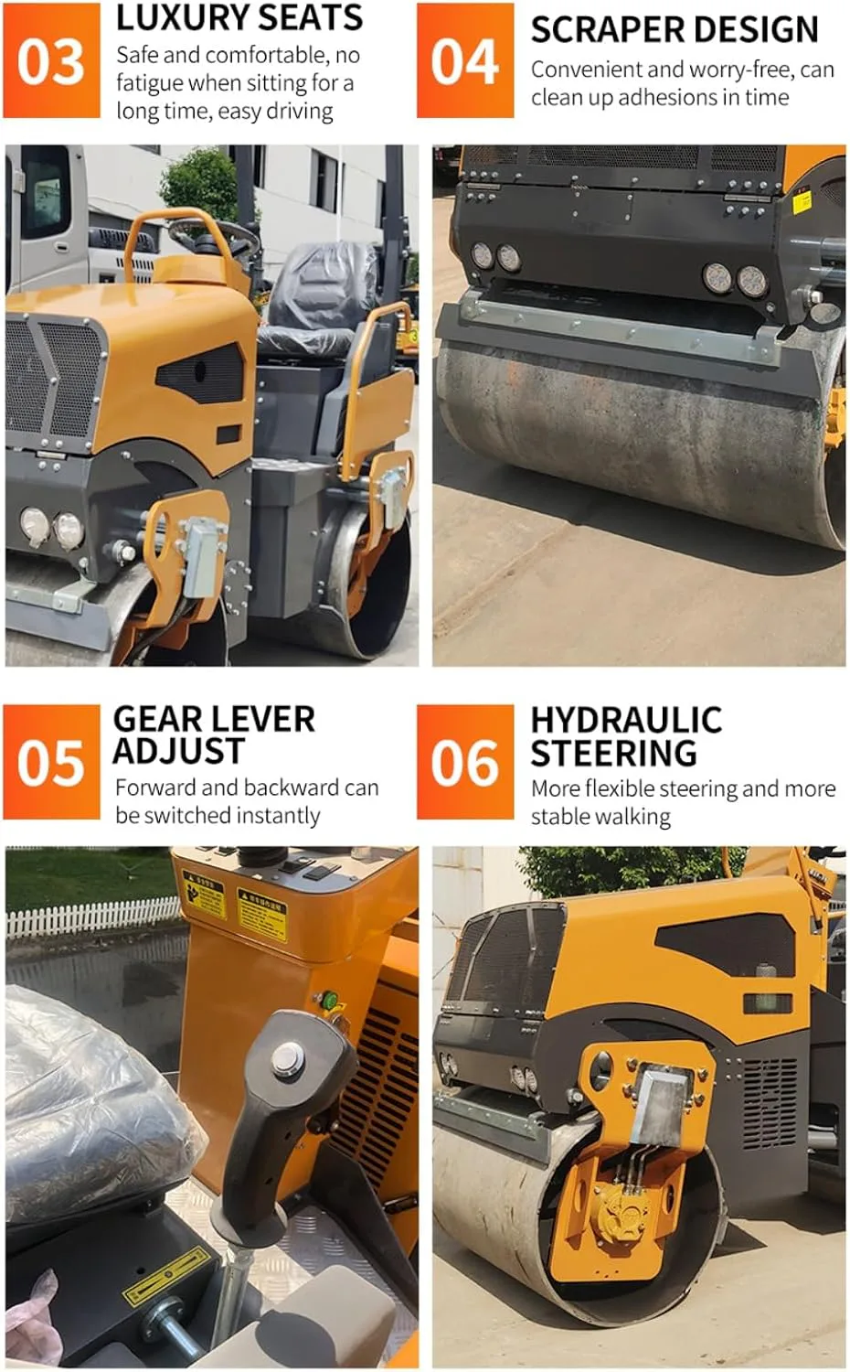 3 Ton Tandem Road Roller Vibrating Compactor