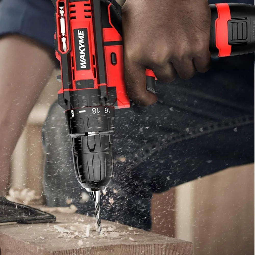 Cordless Drill Driver Kit with 2 Batteries