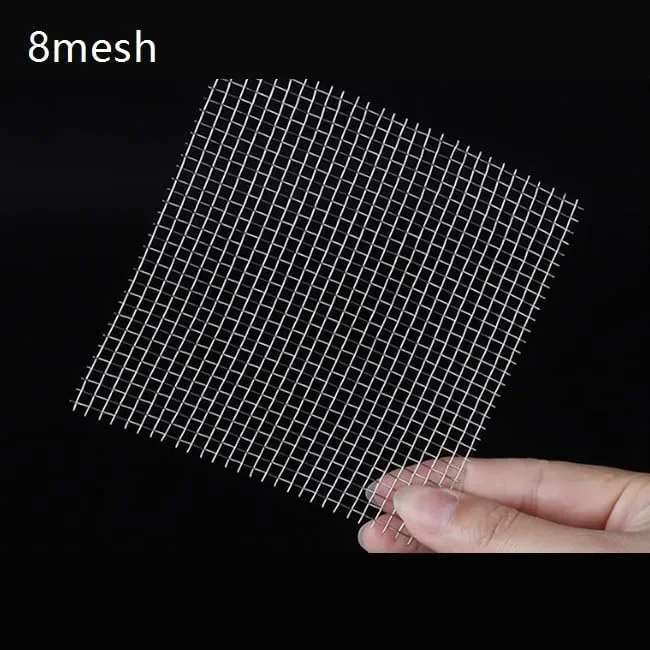 8 Mesh Stainless Steel Wire Grid - 3ft Wide Weave Filtration Cloth