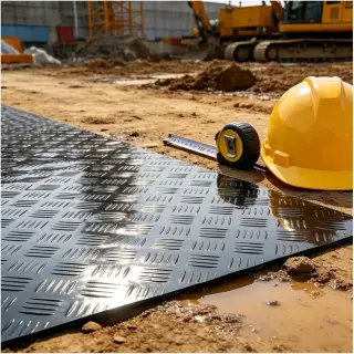 Mats (Pack 2x4ft Heavy-Duty Driveway & Ground Protection Mats, Durable Tread Mats).