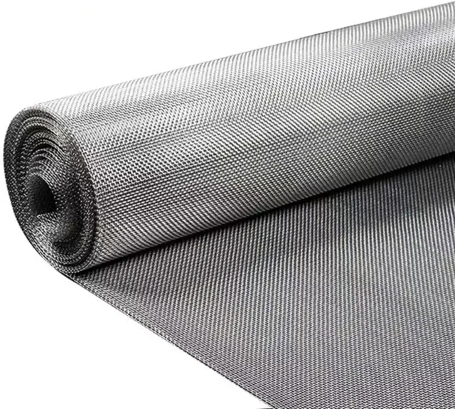 8 Mesh Stainless Steel Wire Grid - 3ft Wide Weave Filtration Cloth